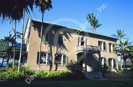 Hulihee Palace in Kona, Hawaii was original capitol.