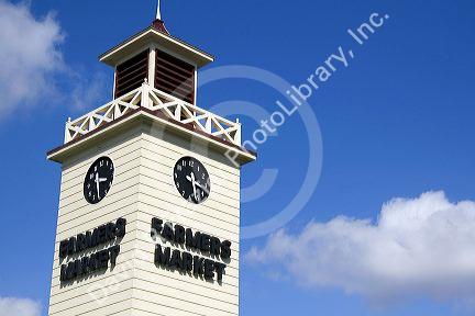 Farmers Market in Hollywood, Los Angeles, California, USA.
