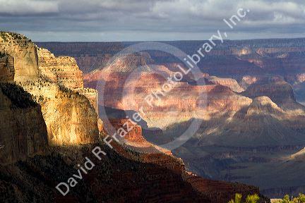 South Rim view of the Grand Canyon, Arizona, USA.