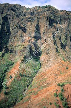 Waimea Canyon on the island of Kauai, Hawaii.