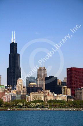 Willis Tower formerly known as the Sears Tower located in Chicago, Illinois, USA.