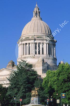 The state capitol building in Olympia, Washington.