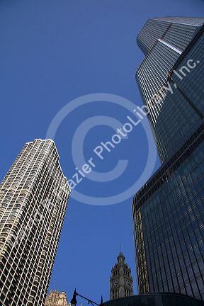 The Trump International Hotel and Tower located in downtown Chicago, Illinois, USA.