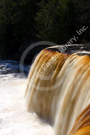 Upper Tahquamenon Falls on the Tahquamenon River in the eastern Upper Peninsula of Michigan, USA.