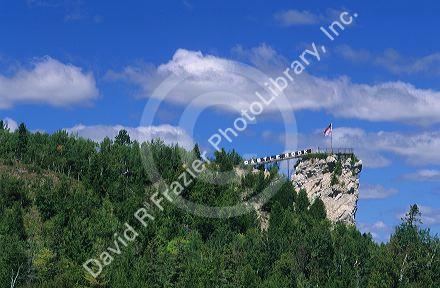 Castlerock at St. Ignace, Michigan.