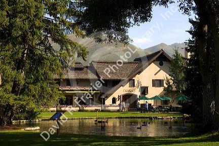 The Sun Valley Inn located in Sun Valley, Idaho, USA.