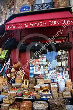 Storefront in Paris, France.