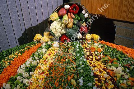 A medley of vegetables.