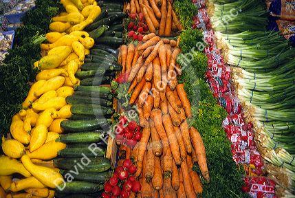 A medley of vegetables.