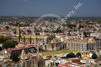 The Convent of San Gabriel located in the town of Cholula, Puebla, Mexico.