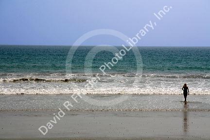 Pacific Ocean at Samara, Costa Rica.
