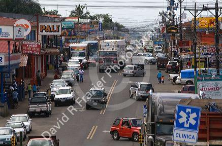 The village of Aguas Zarcas, Costa Rica.