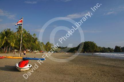 Beach scene at Manuel Antonio National Park in Puntarenas province, Costa Rica.