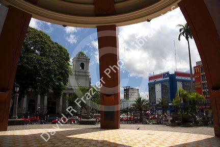 Parque Central in San Jose, Costa Rica.