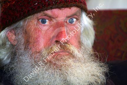 Portrait of an elderly man in Boise, Idaho, USA. MR