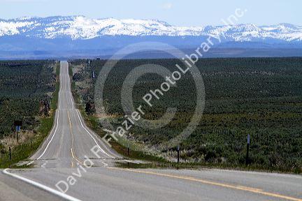 Highway 95 near Jordan Valley, Oregon, USA.
