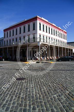 Old Sacramento State Historic Park in Sacramento, Califorina, USA.