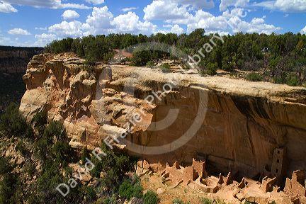 Mesa Verde National Park located in Montezuma County, Colorado, USA.