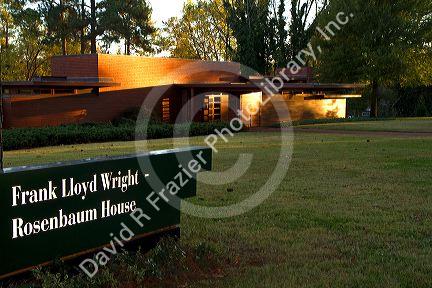 The Rosenbaum House designed by architect Frank Lloyd Wright is a public museum located in Florence, Alabama, USA.
