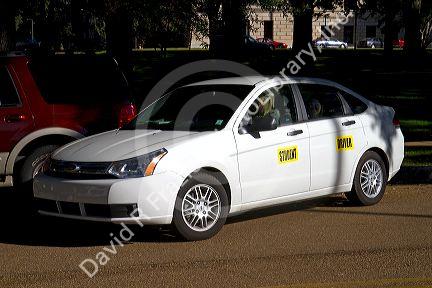 Drivers education car in Jackson, Mississippi, USA.