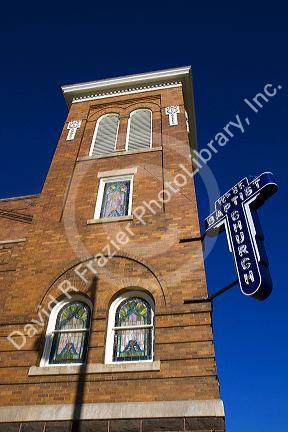 The 16th Street Baptist Church located in Birmingham, Alabama, USA.