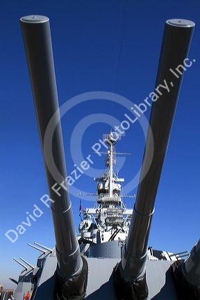 USS Alabama Battleship at Battleship Memorial Park, Mobile, Alabama, USA.