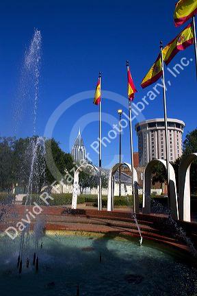 The Spanish Plaza is a downtown park that honors the Spanish occupationin of Mobile, Alabama, USA.