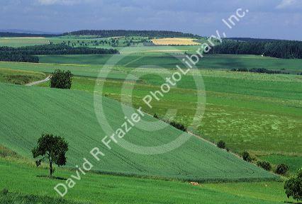 Farmland  in central Germany.