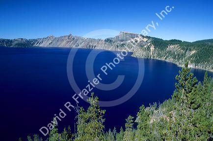 Crater Lake in Oregon.
