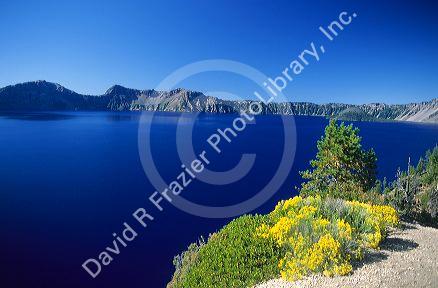 Crater Lake in Oregon.