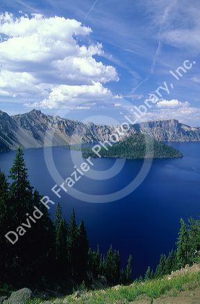 Crater Lake in Oregon.
