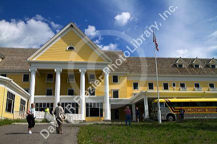 Lake Yellowstone Hotel is located within Yellowstone National Park, Wyoming, USA.