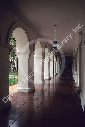 A spanish patio in Caracas, Venezuela.