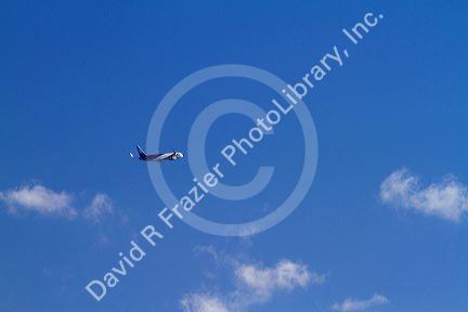 Boeing 737 at take off from the Miami International Airport, Florida, USA.