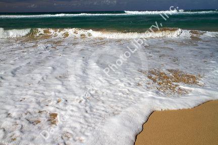 Polihale Beach and State Park located on the western side of the island of Kauai, Hawaii, USA.