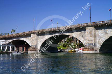 The London Bridge at Lake Havasu City, Arizona, USA.