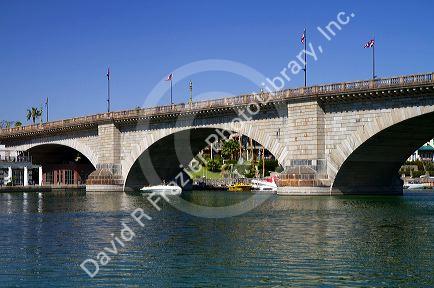 The London Bridge at Lake Havasu City, Arizona, USA.