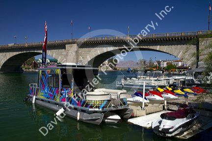 The London Bridge at Lake Havasu City, Arizona, USA.