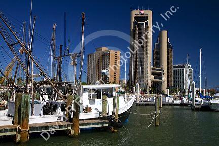 One Shoreline Plaza on the waterfront of Corpus Christi, Texas, USA.