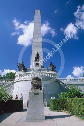 Abraham Lincoln tomb in Springfield, Illinois.