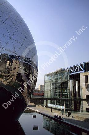 Cite des Sciences and de L'industrie in Paris, France.