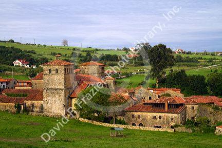 Church of the Colegiata at Santillana del Mar, Cantabria, Spain.