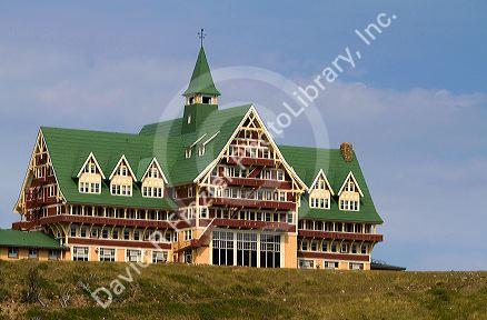Prince of Wales Hotel located in Waterton Lakes National Park, Alberta, Canada.