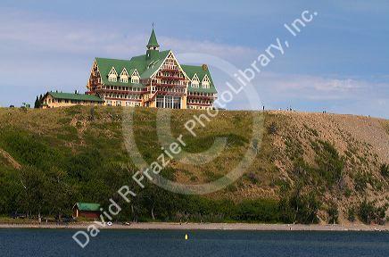 Prince of Wales Hotel located in Waterton Lakes National Park, Alberta, Canada.