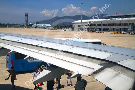 View of the Cam Ranh International Airport, Cam Ranh, Vietnam.