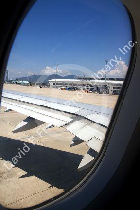 View of the Cam Ranh International Airport, Cam Ranh, Vietnam.