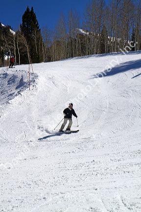 Grand Targhee Resort located in the Caribou-Targhee National Forest in Alta, Wyoming, USA.
