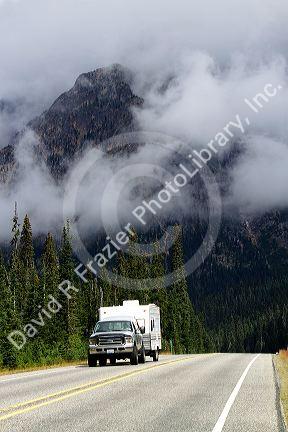 State Route 20 at Rainy Pass in the northern Cascade Mountains, Washington, USA.