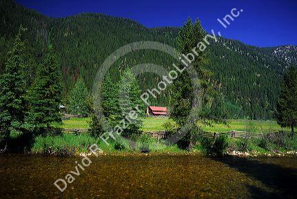 Wapiti Ranch and Johnson Creek near Yellow Pine, Idaho.