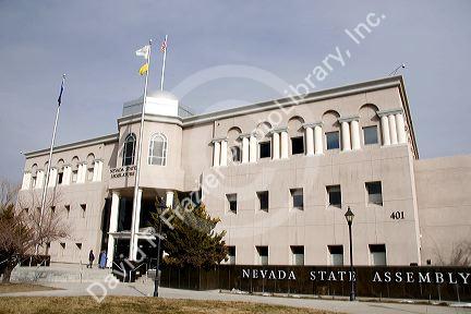 Nevada State Legislature and Assembly building in Carson City, Nevada.